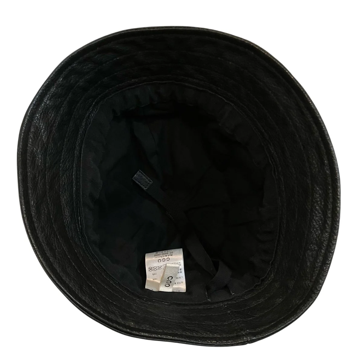 「SAILOR HAT」ゴートレザーバケットハットHT 06 C GOAT 3 - Image 4