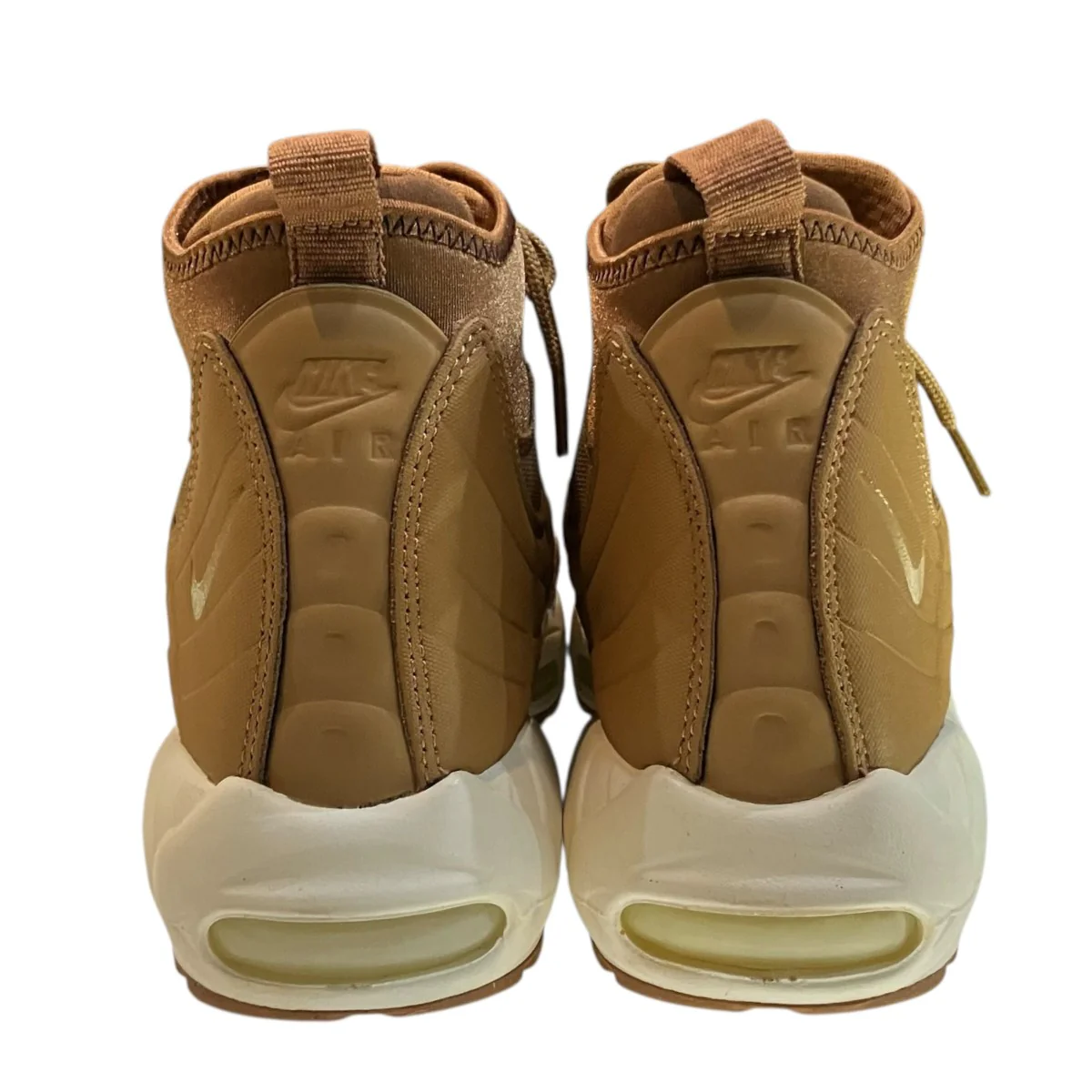 「Nike Air Max 95 SNEAKERBOOT FLAX」ハイカットスニーカー806809 201 - Image 4