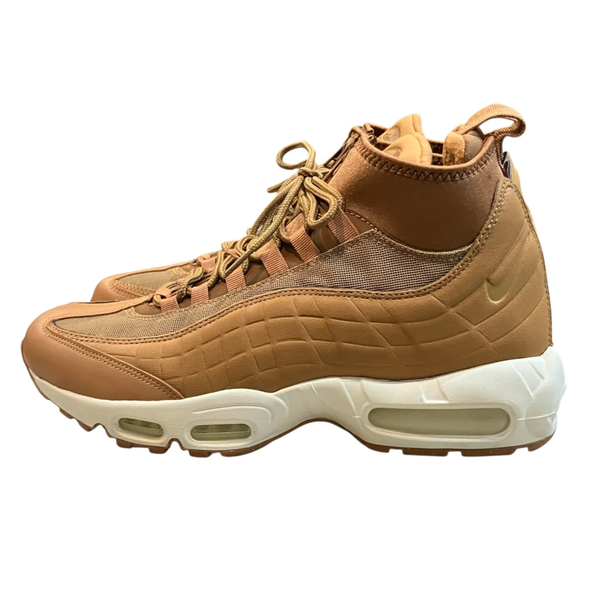 「Nike Air Max 95 SNEAKERBOOT FLAX」ハイカットスニーカー806809 201 - Image 3