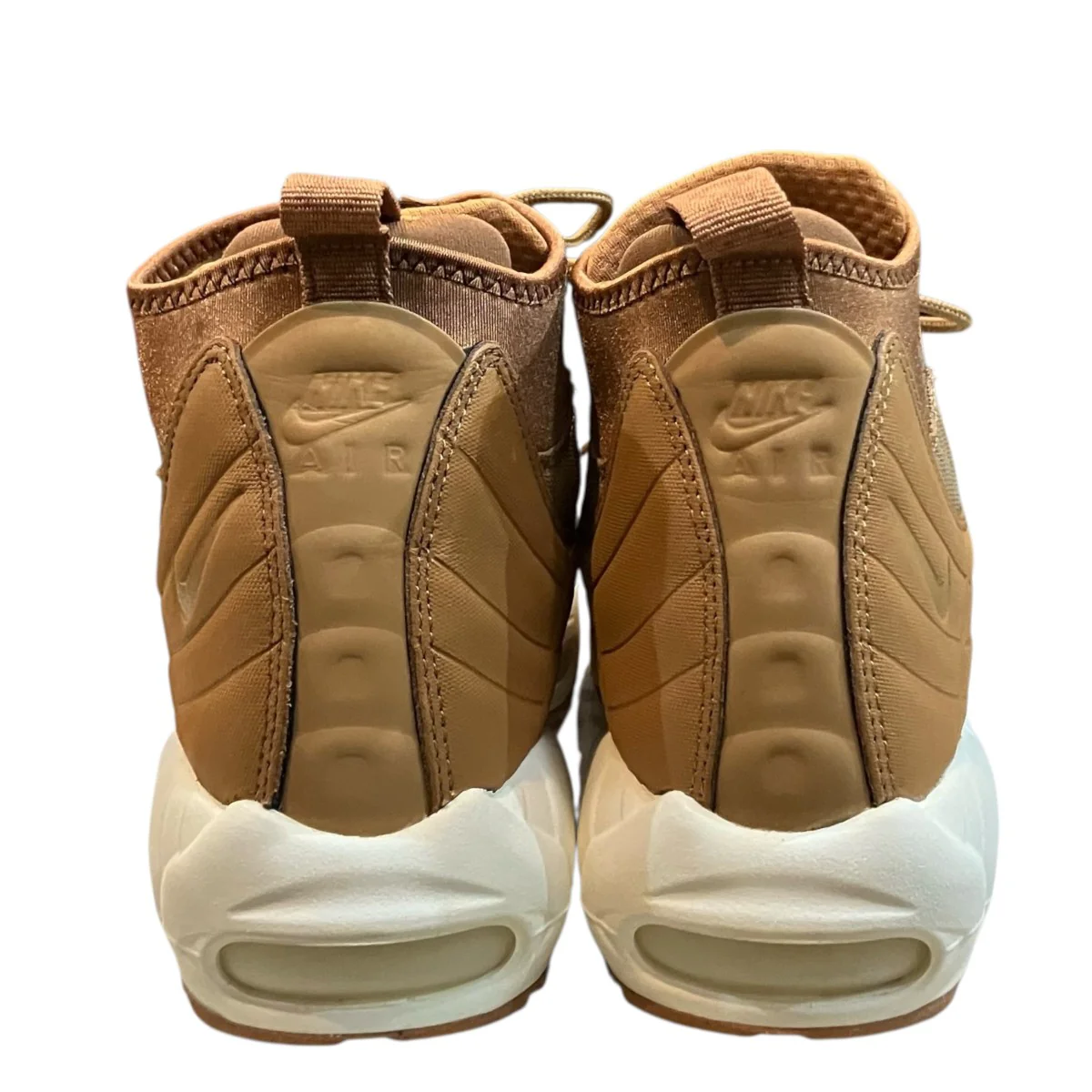 「Nike Air Max 95 SNEAKERBOOT FLAX」ハイカットスニーカー806809 201 - Image 4