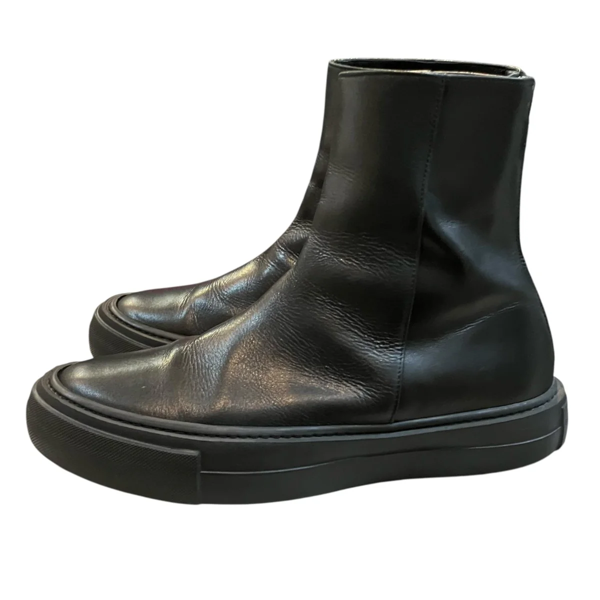 「COW LEATHER BACK ZIP SNEAKERS」ジップスニーカーAA12 202 - Image 3