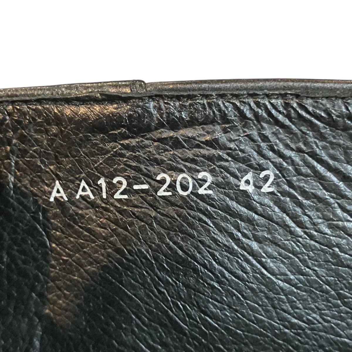 「COW LEATHER BACK ZIP SNEAKERS」ジップスニーカーAA12 202 - Image 9