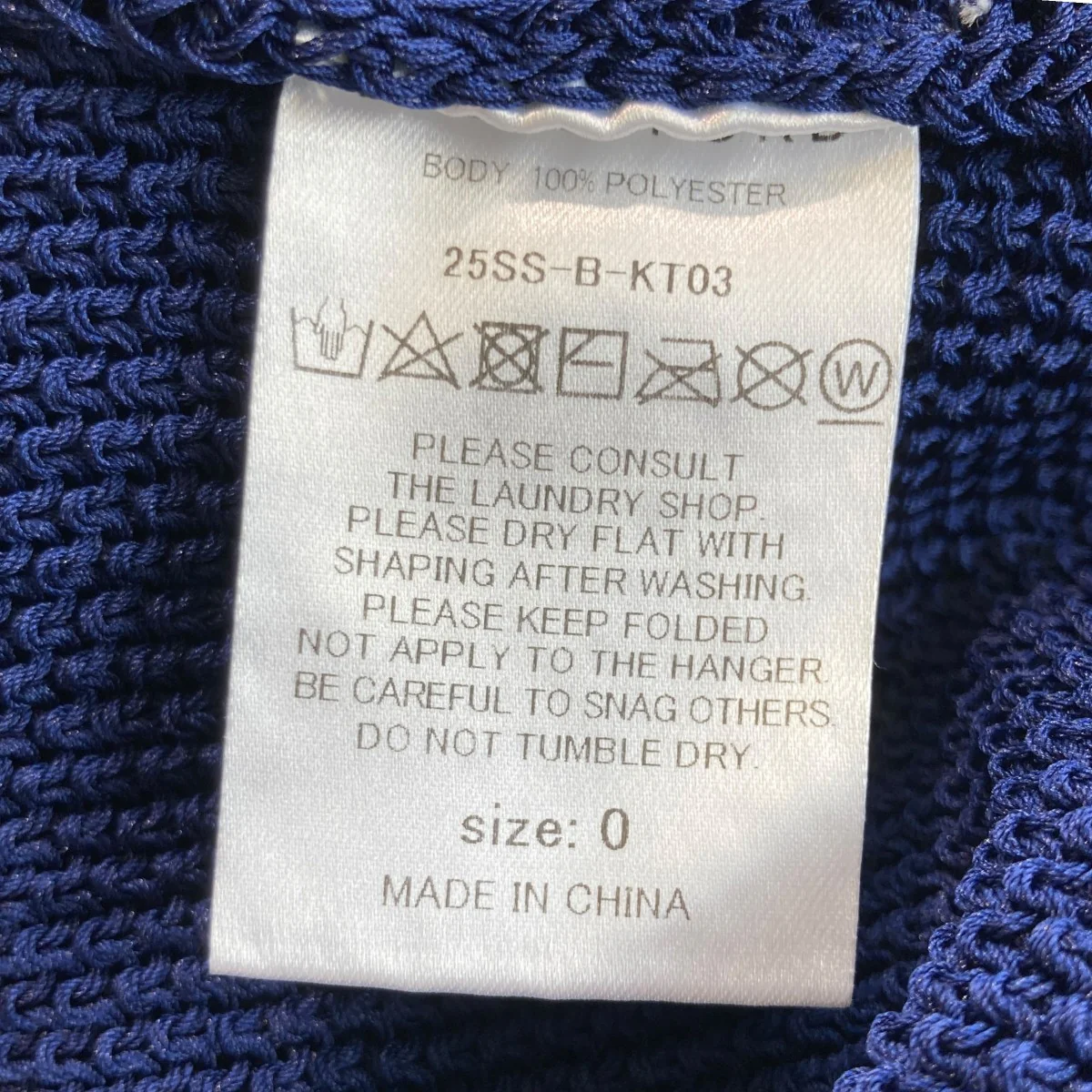 Chain Polo Half-sleeve Sweaterセーター25SS-B-KT03 - Image 5