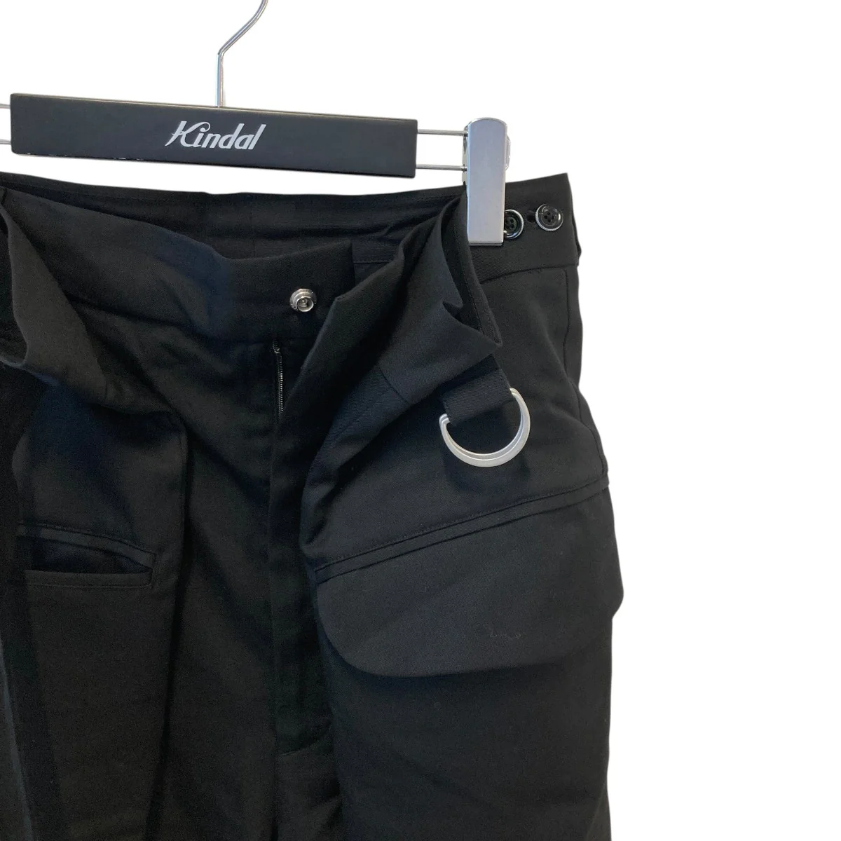 WRAP POLYESTER SLACKSパンツ - Image 3
