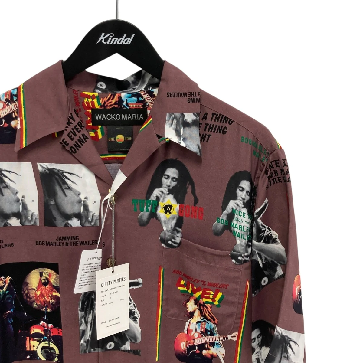 HAWAIIAN SHIRT S SオープンカラーシャツBOBMARLEY-WM-HI09 - Image 3