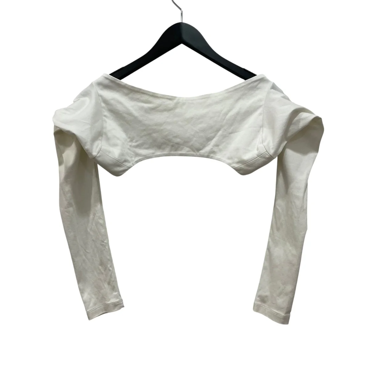 Cotton silk arm cardiganショート丈カーディガンEEF33120A - Image 3