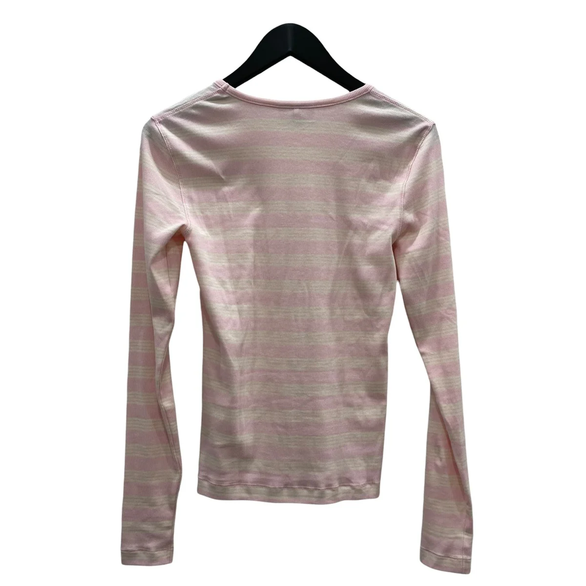 Soft Cotton Stripe Rib Longsleeve長袖トップスA1050066 - Image 3