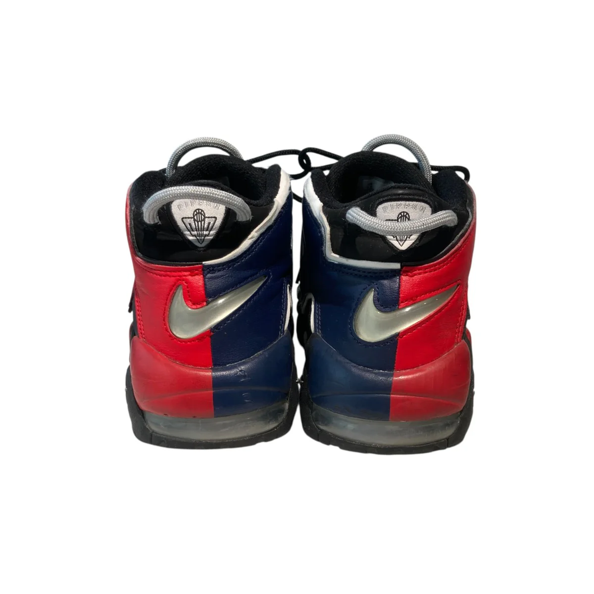 Air More Uptempo ’96 Black and University RedハイカットスニーカーDJ4400-001 - Image 4