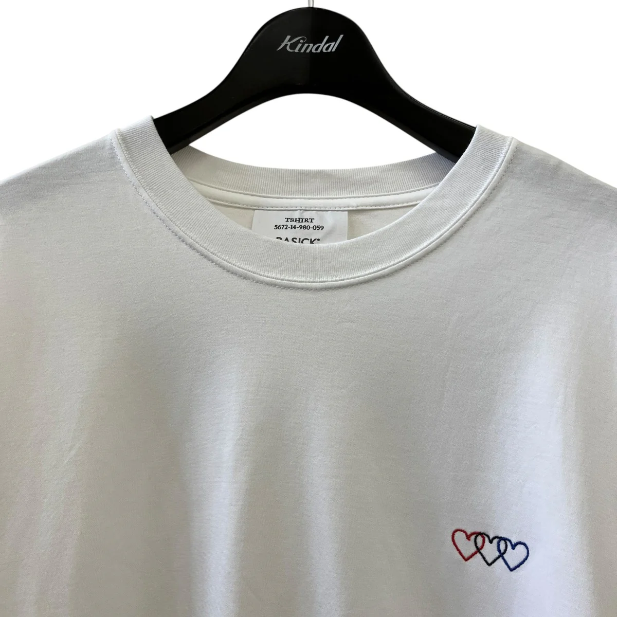 ハート刺繍TシャツS4-0452 - Image 3
