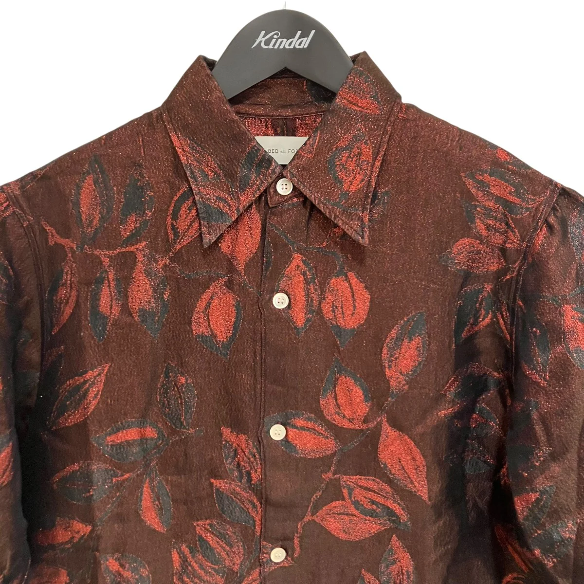 22SS「Half Sleeve Jacquard Blouse」シャツ - Image 3
