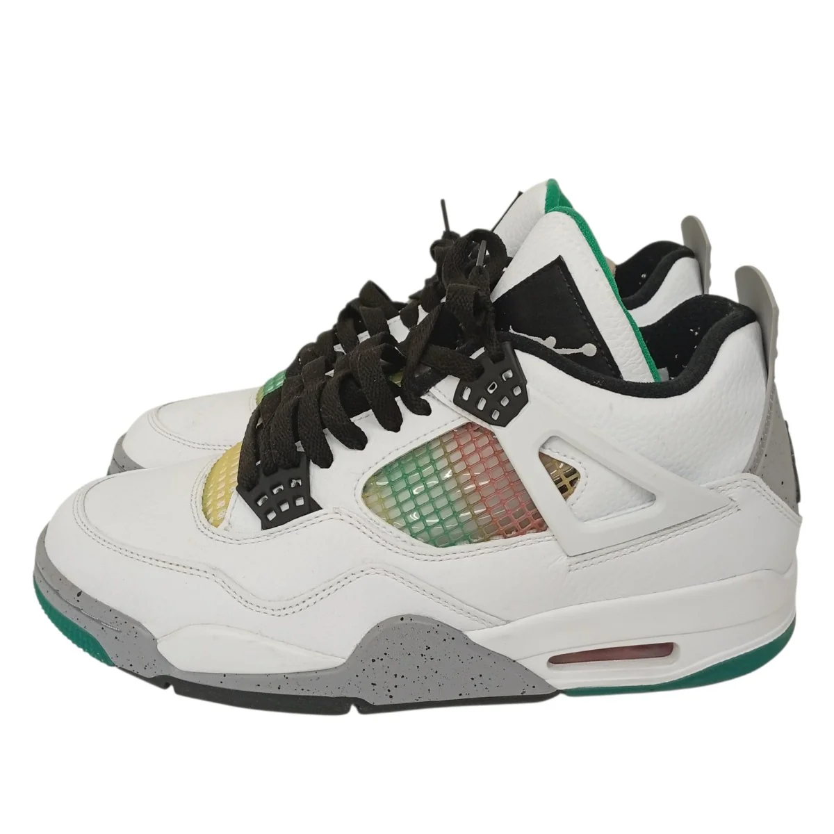 Women’s Air Jordan 4 Lucid GreenスニーカーAQ9129-100 - Image 3