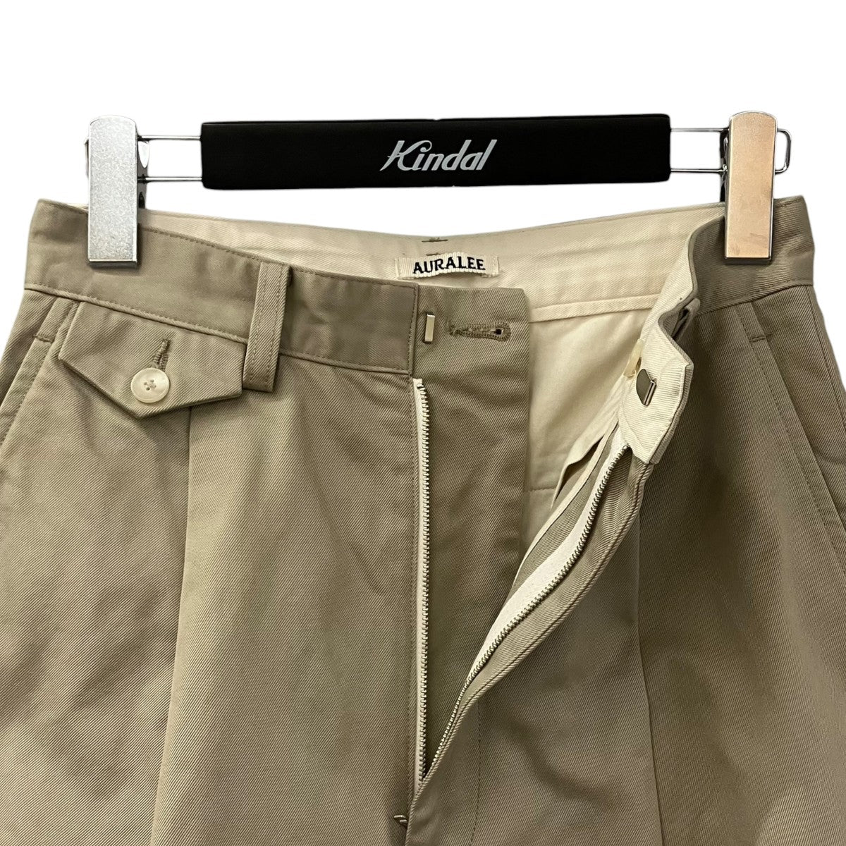 A25SP05FC WASHED FINX CHINO ONE-TUCK PANTSチノパン - Image 3