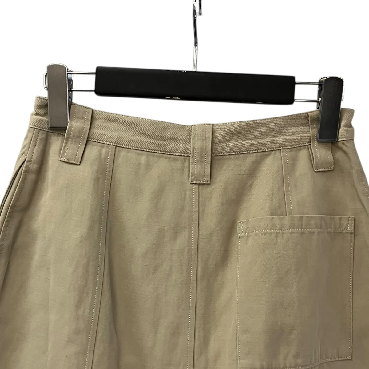 A22SS03LC  HARD TWIST FINX LINEN CHINO SKIRTスカート - Image 4