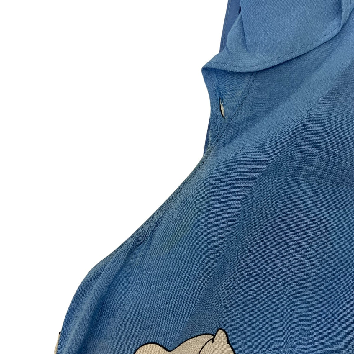 ノースリーブ猫柄シルクブラウス - Image 5