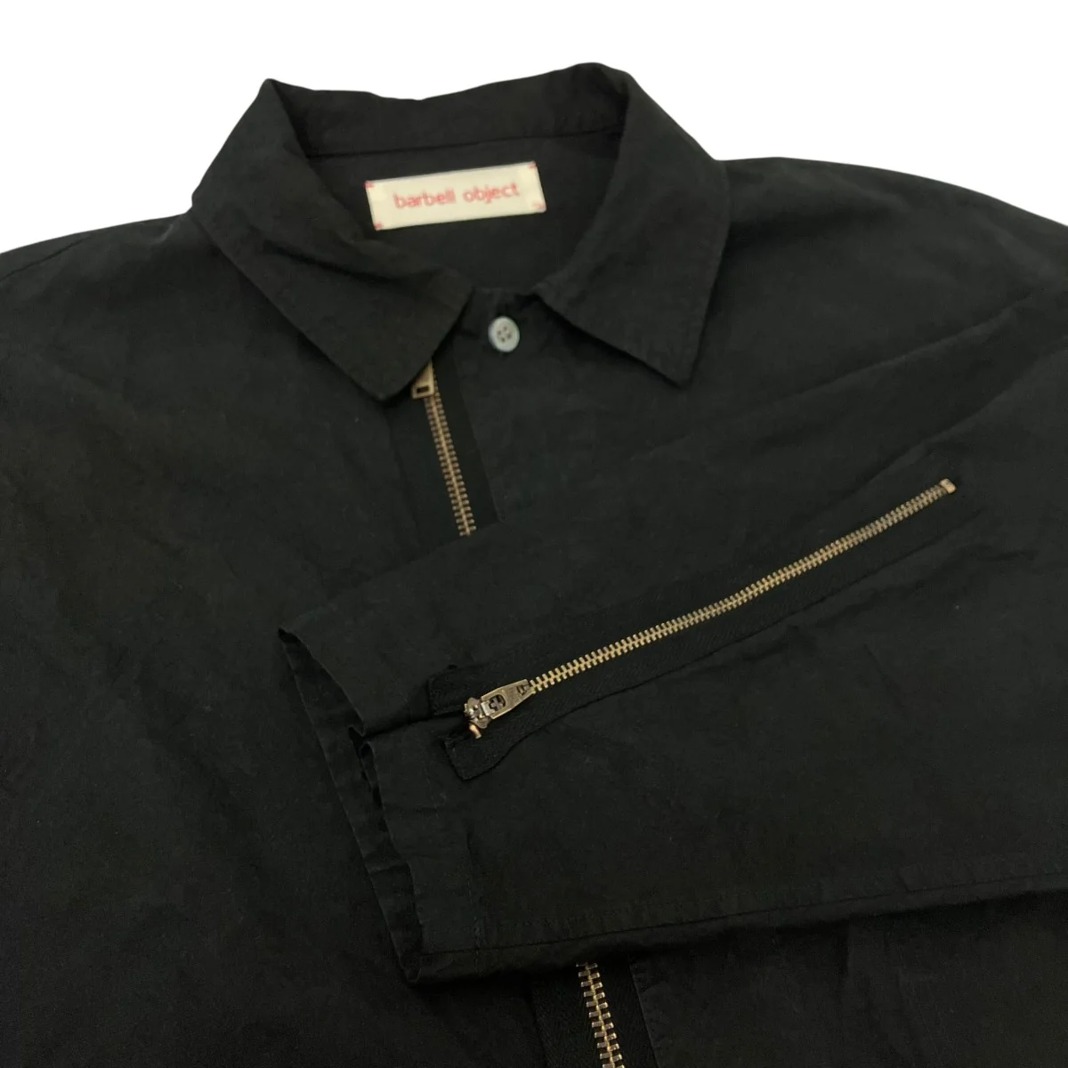 zipper sb ジップアップリネン混ジャケット - Image 4