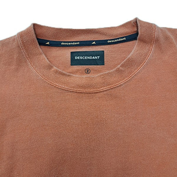 25SSOTL ORGANIC COTTON LS PIGMENT DYEバックプリントピグメントダイTシャツ - Image 3