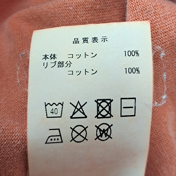 25SSOTL ORGANIC COTTON LS PIGMENT DYEバックプリントピグメントダイTシャツ - Image 6