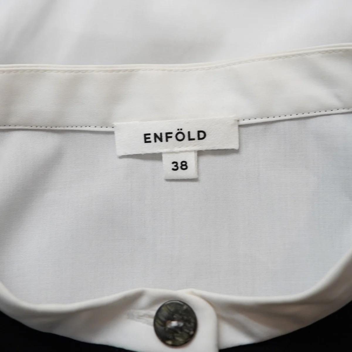 24SS VEST-LAYERED TOPSベストレイヤード  裾 アシンメトリー 半袖ブラウス シャツ - Image 4