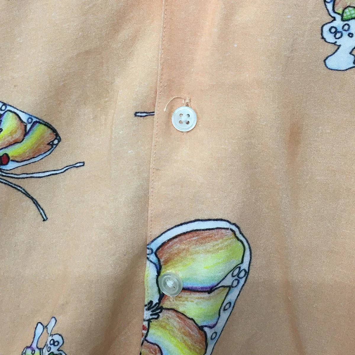16SS Gonz Butterfly Shirtゴンズ バタフライ レーヨン 開襟 オープンカラー 半袖シャツ - Image 5