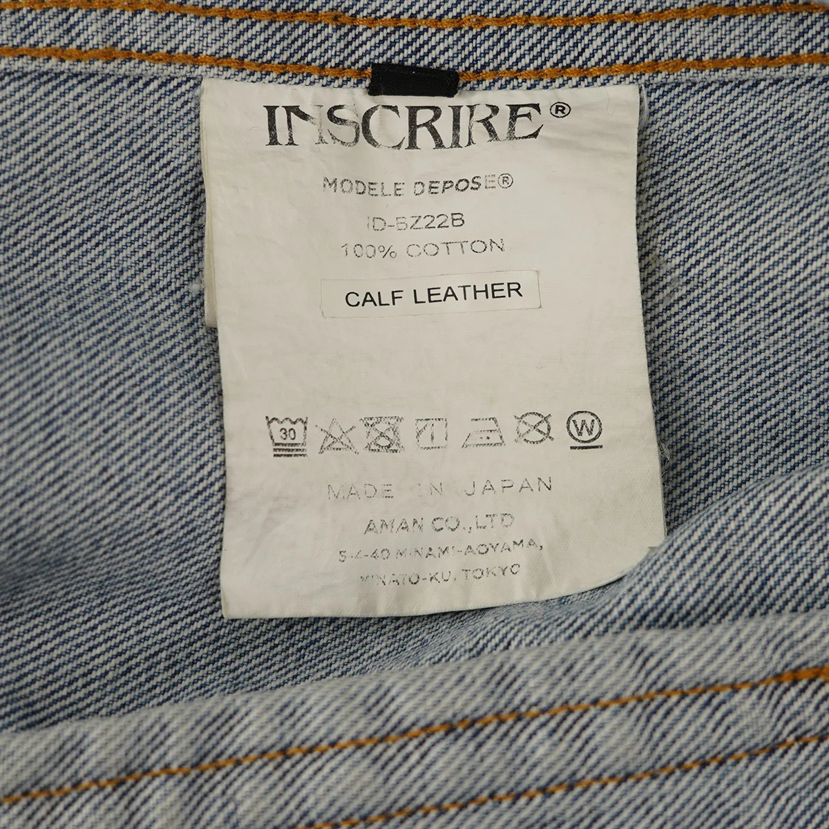 22SS Cut Off Trucker Jacketカットオフ トラッカー ジャケット デニム ノースリーブ スリーブレス ベスト - Image 6