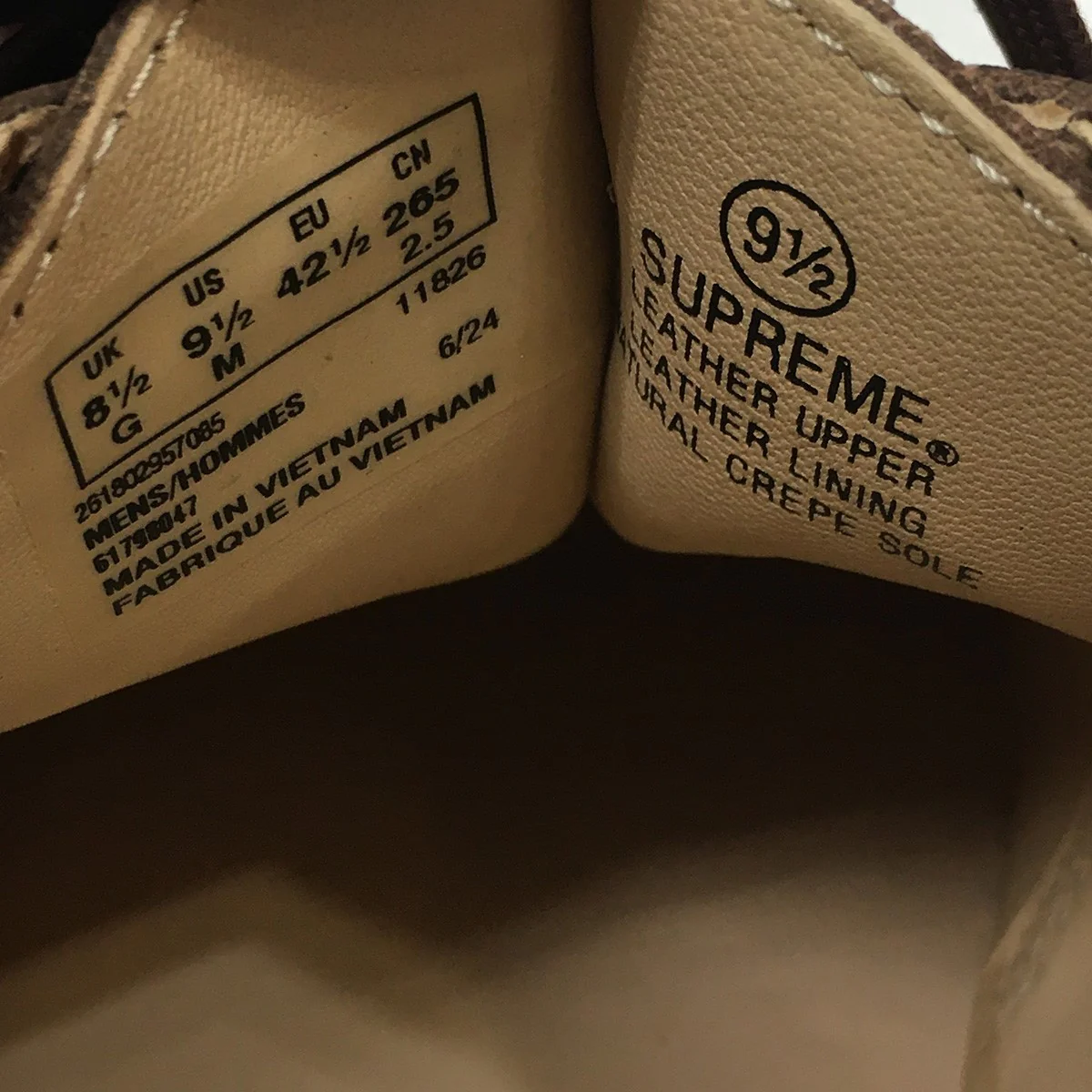 24AW Martine Rose × Clarks Desert Trekデザートトレック チェーン 型押し ブーツ シューズ 靴 - Image 7