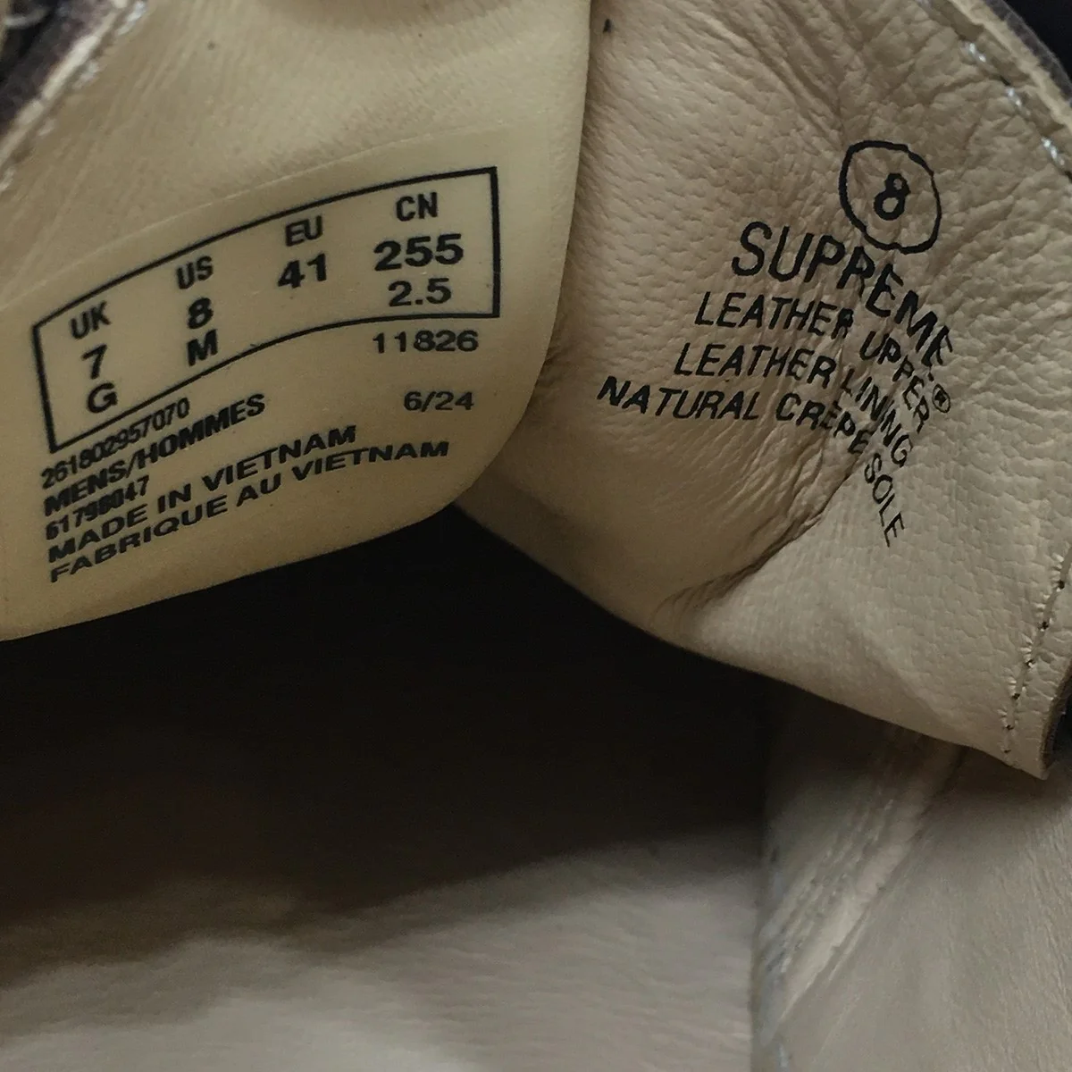 24AW Martine Rose × Clarks Desert Trekデザートトレック チェーン 型押し ブーツ シューズ 靴 - Image 7