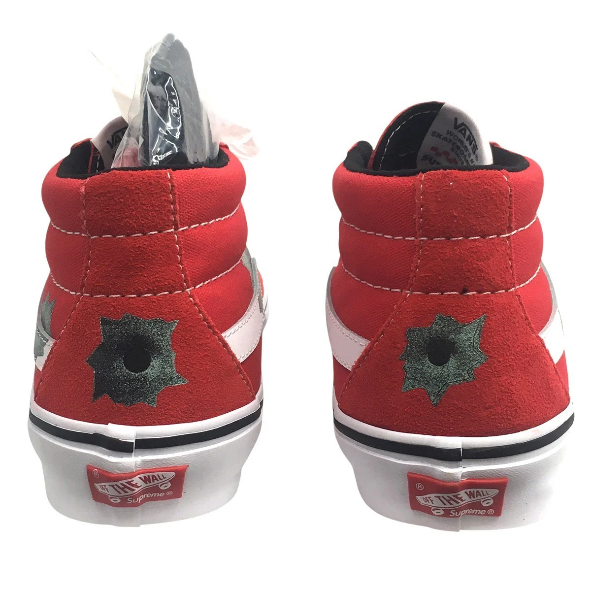 25SS Nate Lowman × Vans Skate Grosso Mid Bullet Holeネイトローマン スケートグロッソ ミッド バレットホール フラワー スニーカー 靴 - Image 4