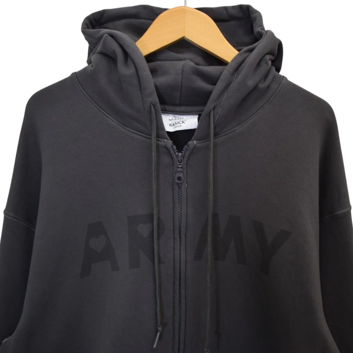 ARMY HoodieジップパーカーS4-0401 - Image 3