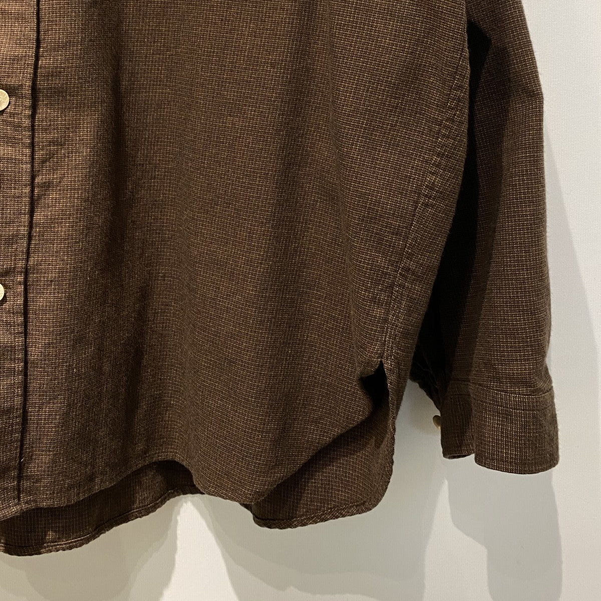 Wrist Patch Wide Shirt／Checkオーバーサイズチェックシャツ - Image 5