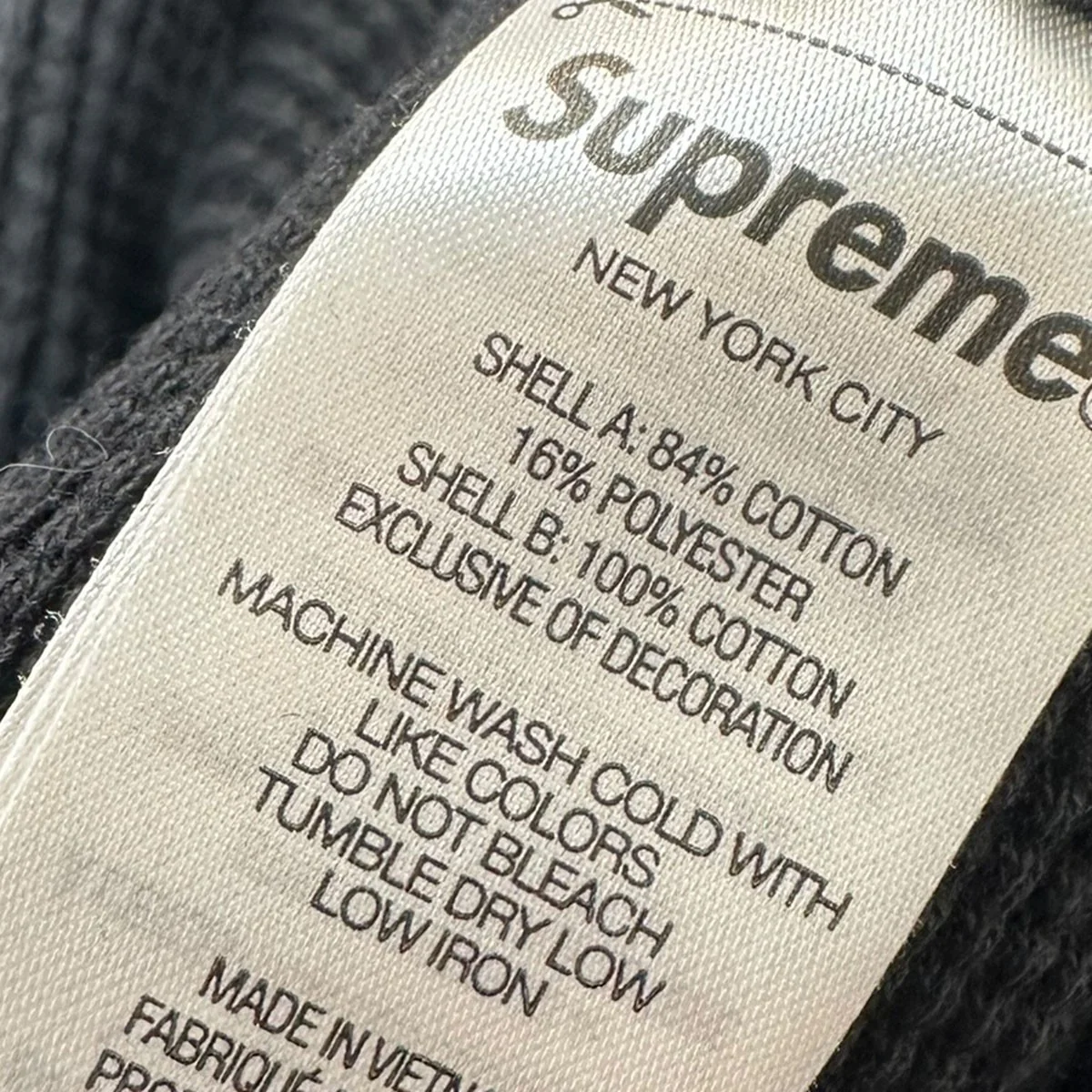 25AWReversible Work Zip Up Hooded Sweatshirtリバーシブル裏サーマルフーデッドスウェットシャツ - Image 8