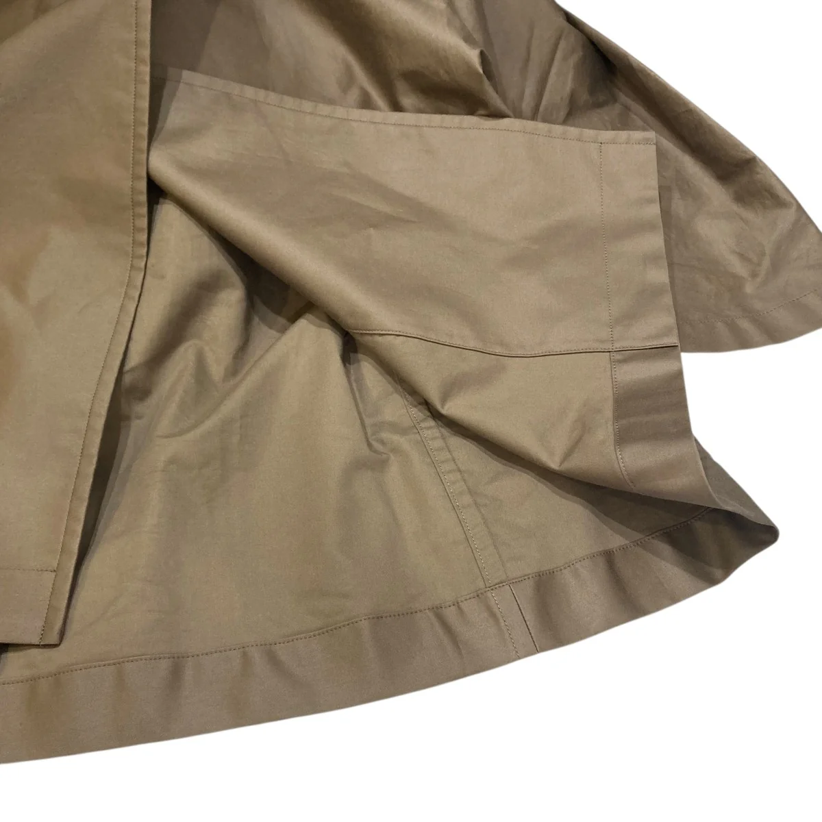 TECHNICAL COTTON UNLINED TRENCH COATコート252-07-0003 - Image 5