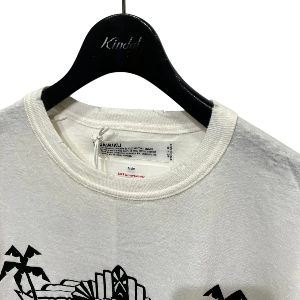 23SSNew Trim TeeプリントTシャツ23SS C-4 - Image 3