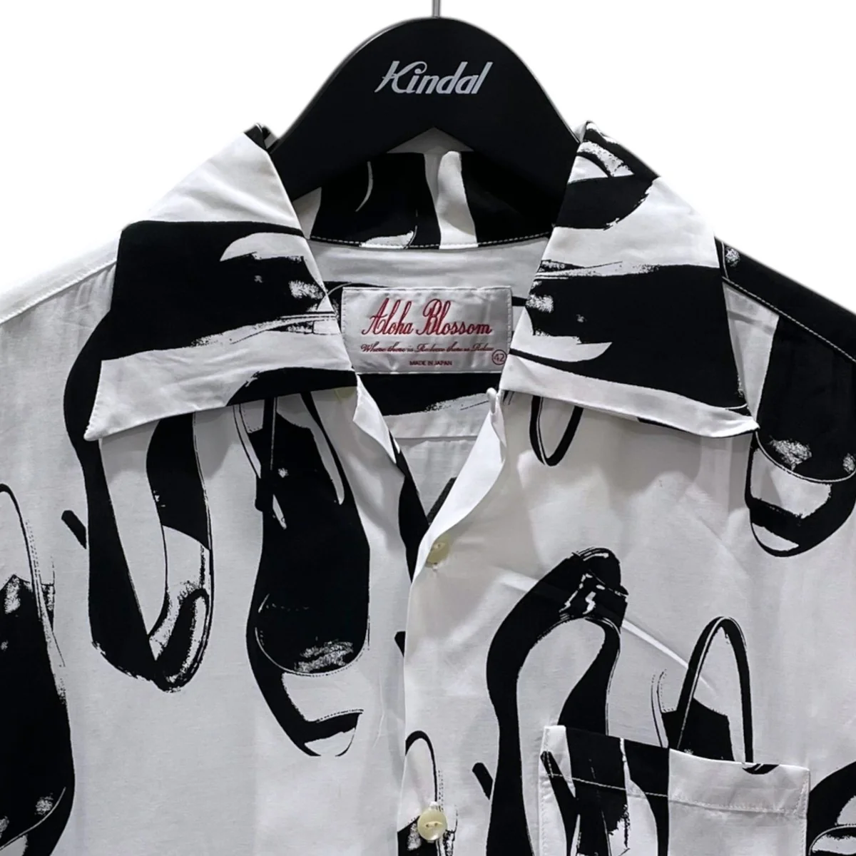 オープンカラー半袖シャツ HEELS ALOHA SHIRTS ヒールズ アロハシャツ AB-0006010100 - Image 3