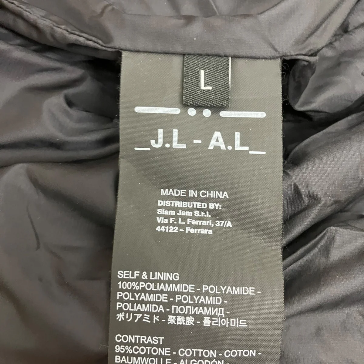 ジップアップナイロンノーカラージャケット - Image 7