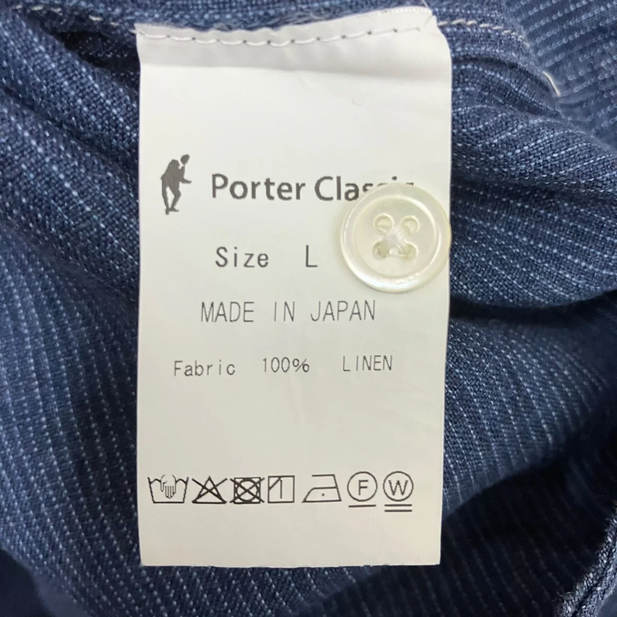 リネンロールアップストライプシャツ - Image 4