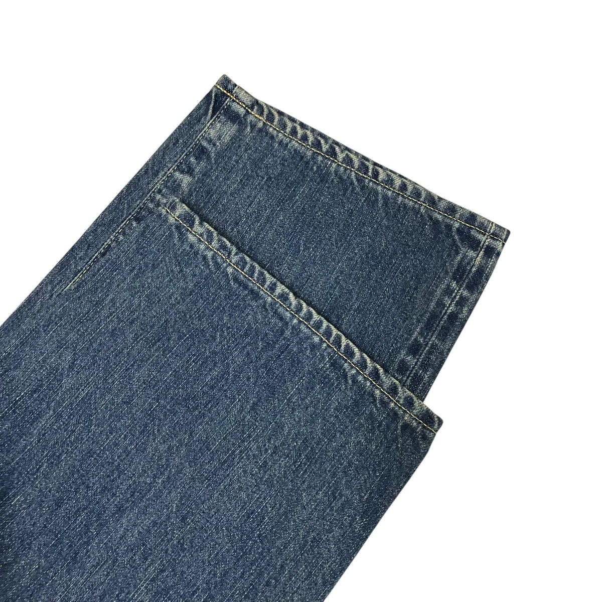 Washed Denim Wide PantsデニムパンツAP-4002 - Image 5
