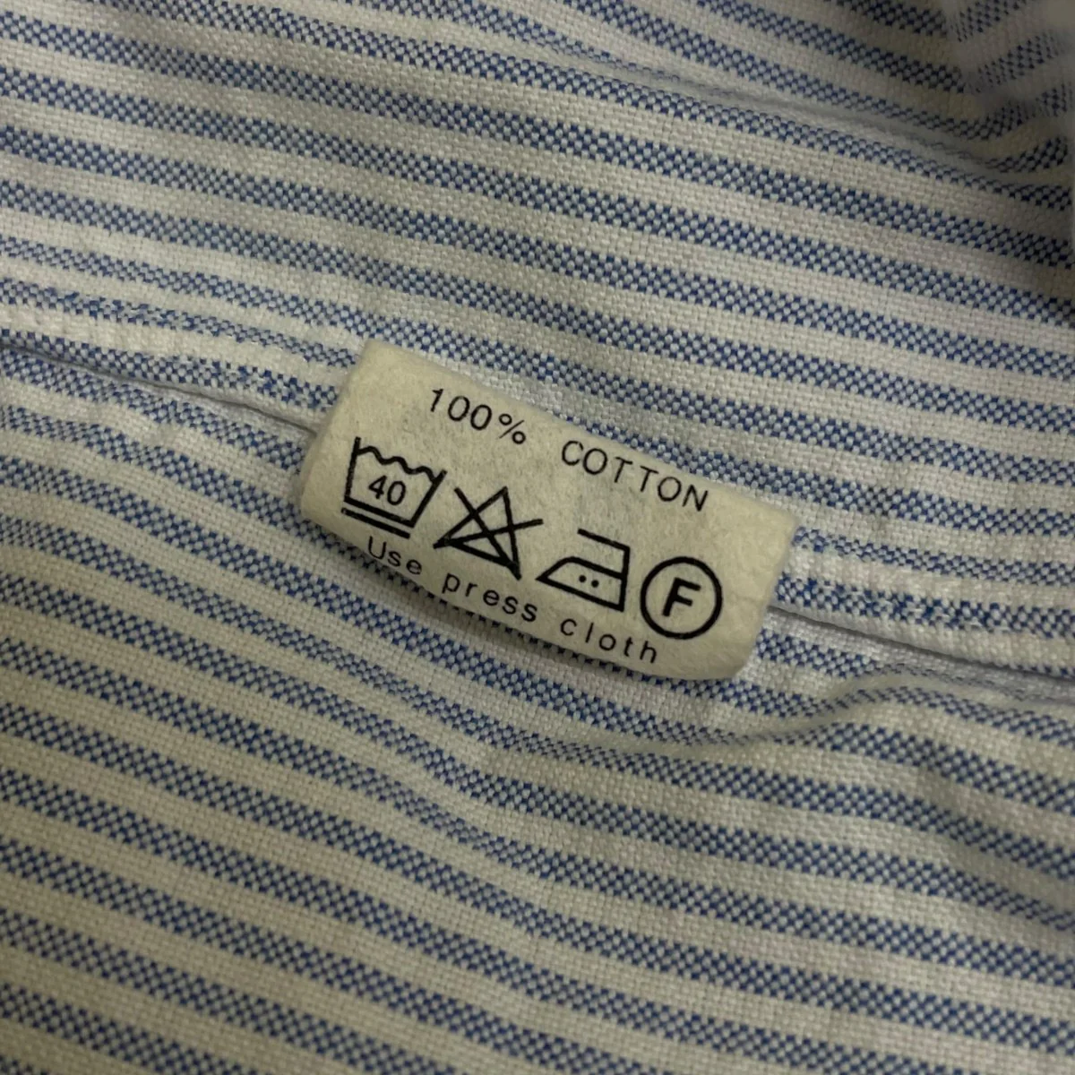 ×INDIVIDUALIZED SHIRTS OXFORD WIDE SHIRTストライプ柄 バックプリント ボタンダウンシャツ コットンシャツ - Image 5