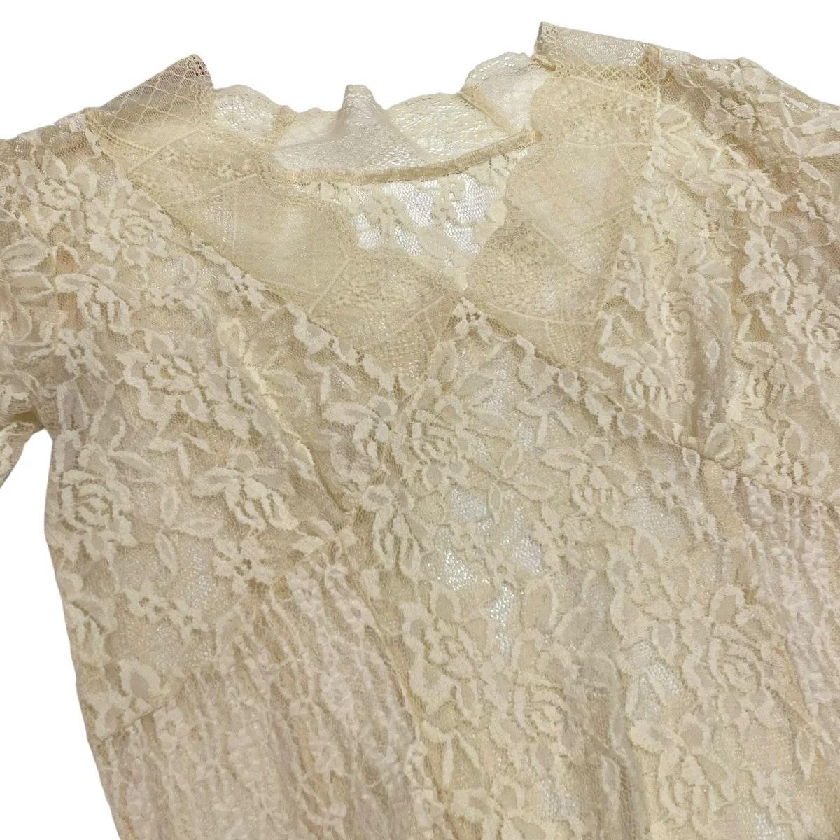 COMBINATION LACE TOP長袖ブラウス0124204640241 - Image 3