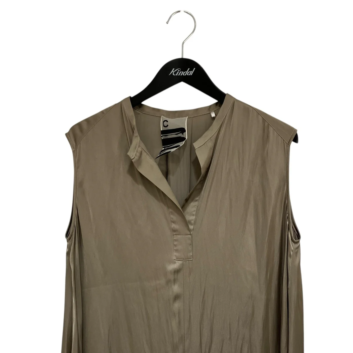 スケープサテンフレアワンピースCH209057ER-00 - Image 3