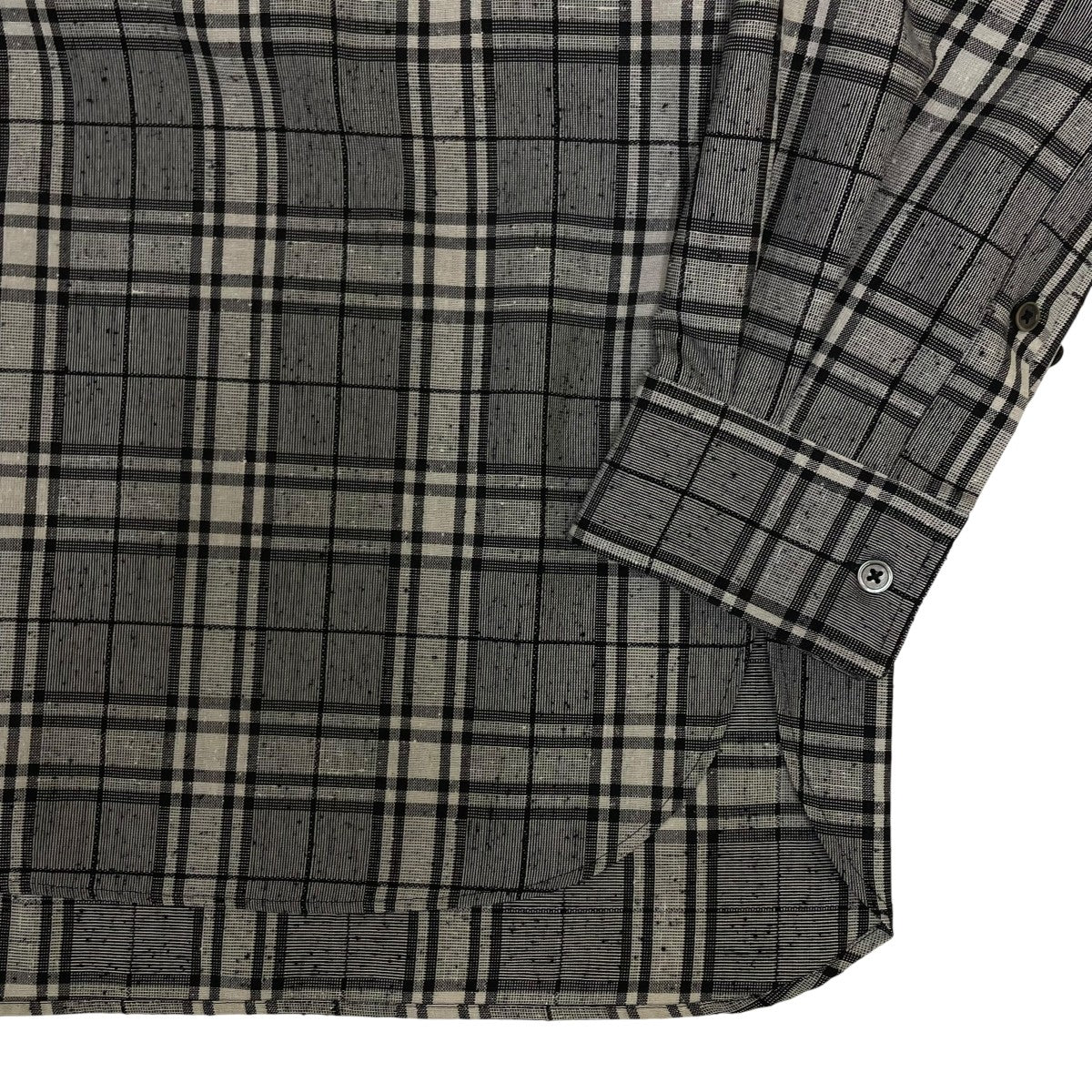 DOBBY CHECK SHIRTチェック柄 長袖シャツ06 CSH 01 - Image 4