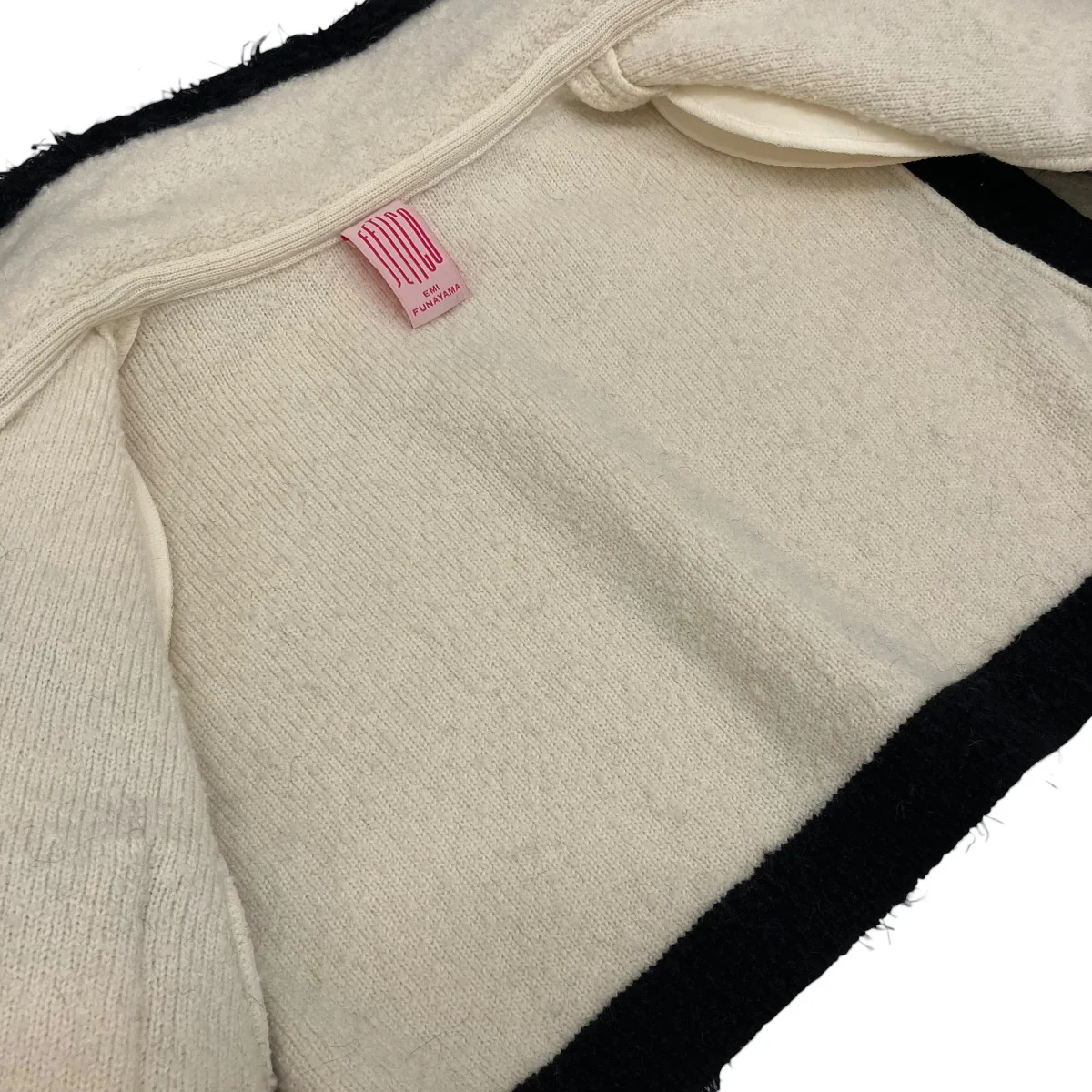 【BOUCLE KNIT SHORT JACKET】ブークルニットショートジャケットFTC254-0703 - Image 7